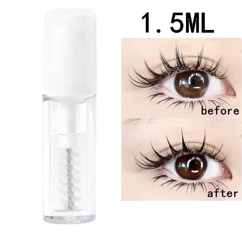 1/2/5/10PCS 1.5ML Eyelash Raincoat Mascara Lash Glue For Eye Lash Extensions Pointed Mascare Waterproof Styling Gel Lash Brush