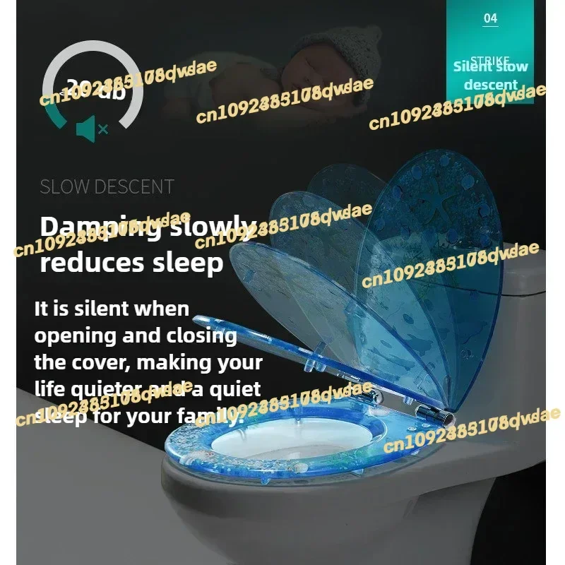 اليوريا الفورمالديهايد الراتنج غطاء المرحاض العالمي سميكة المرحاض اكسسوارات الحمام عازلة تفكيك سريع كتم