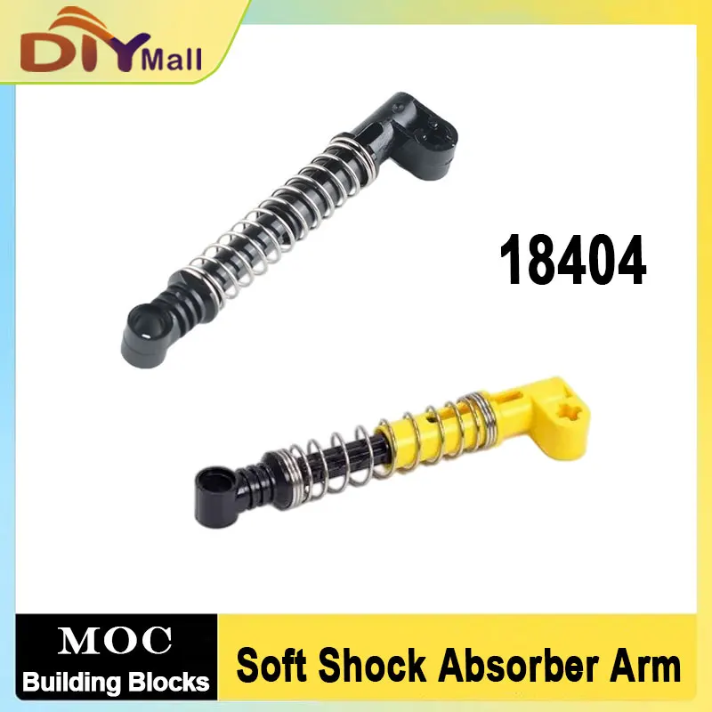 9.5L Shock-Absorbing Arm Building Blocks 4/8PCS Soft Spring Damper Parts for Technical MOC DIY Robot 2909c03 18404 Model