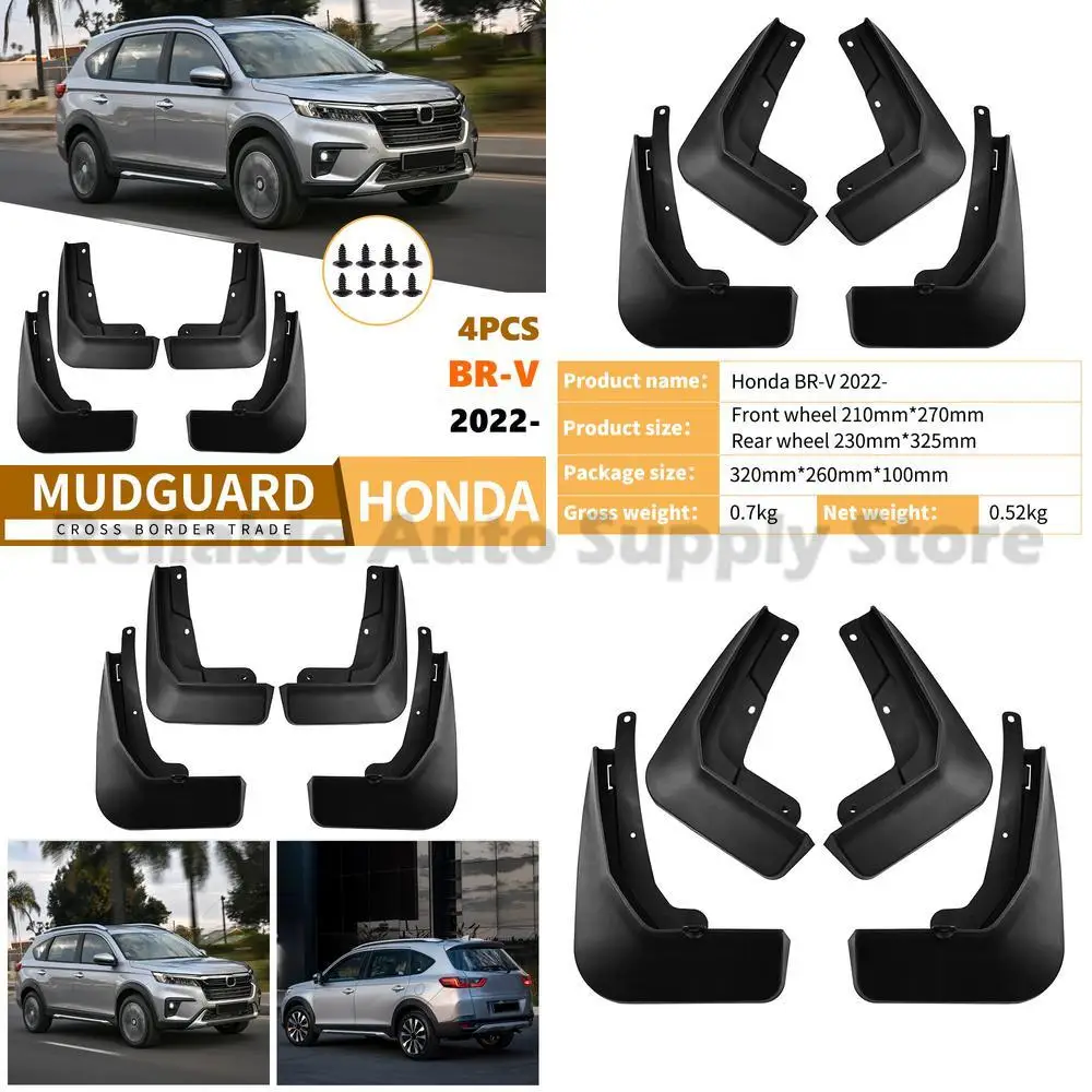 

For Honda ALL NEW BR V 2022 BRV Mud Guards Fender Flares Front Rear Car Accessories Top Quality Best Seller Durable Protection