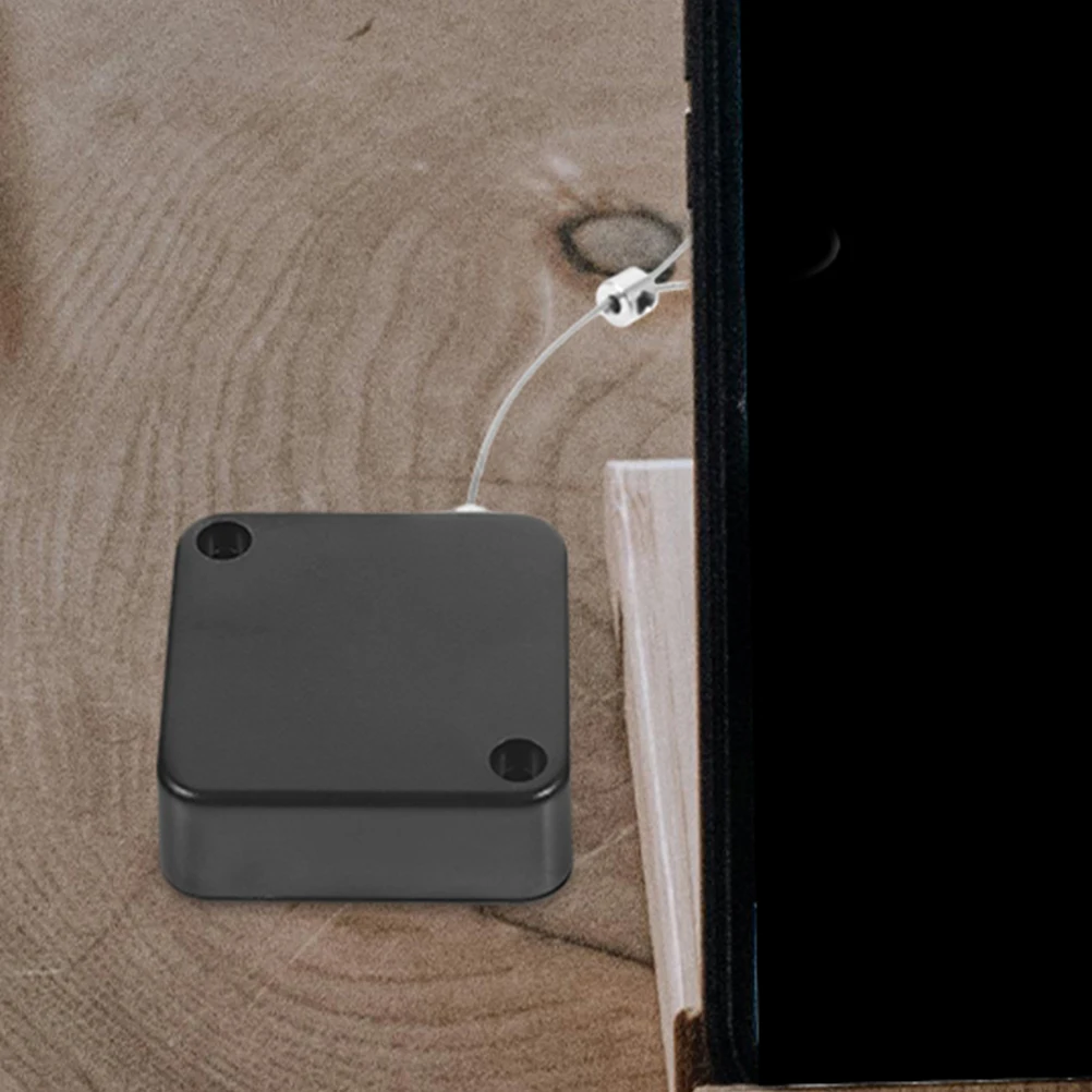 

2Pcs Retractable Cable Tether Lock Case Anti Theft Steel Wire Holder Automatic Telescopic Lock for Electronics Security Display