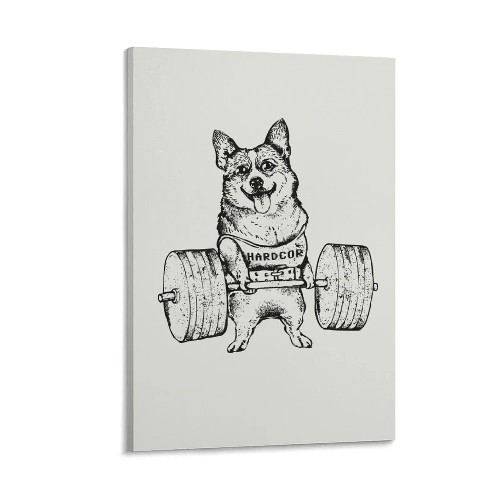 

Corgi Lift Canvas Painting room decor anime posters decoration aesthetic canvas wall decoration