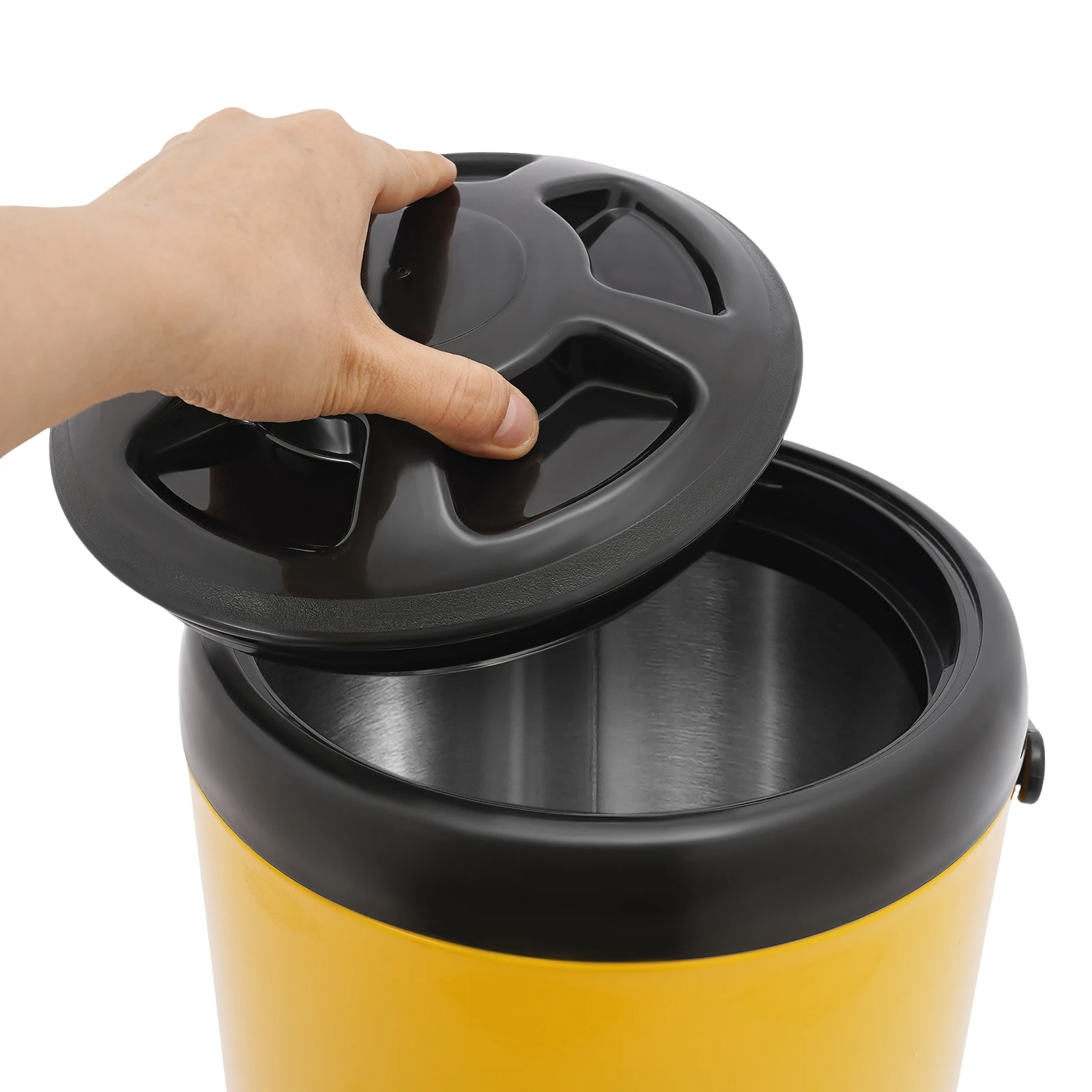 Distributeur de boissons isotherme en acier inoxydable + capacité de 10 L, récipient isotherme avec bec verseur + acier inoxydable 201, distributeur de boissons froides et chaudes pour les fêtes + conservation de la température pendant 4 à 8 heures, pour les fêtes, les pique-niques en plein air, les voyages, les cafés, les buffets, les hôtels