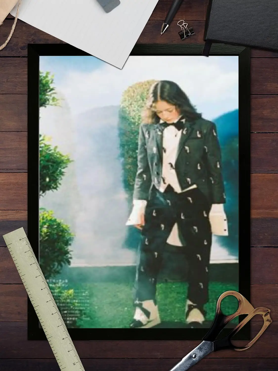 ملصق فني قماشي نادر من Mackenzie Foy وفن جداري، طباعة صور، عائلة حديثة، ديكور غرفة النوم، ملصقات، لوحة زخرفية #3