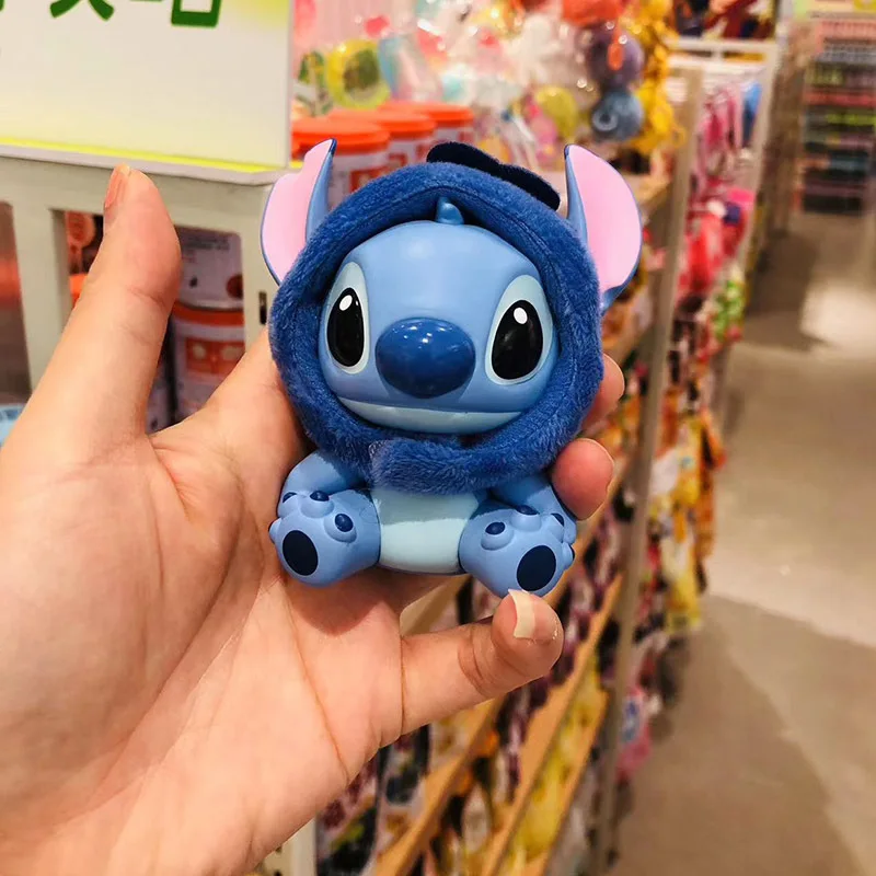 

Disney Stitch Alien Fruit Headgear Series Blind Box Lucky Mystery Box Kawaii Anime Figure Model Collection Toys Kids Xmas Gifts