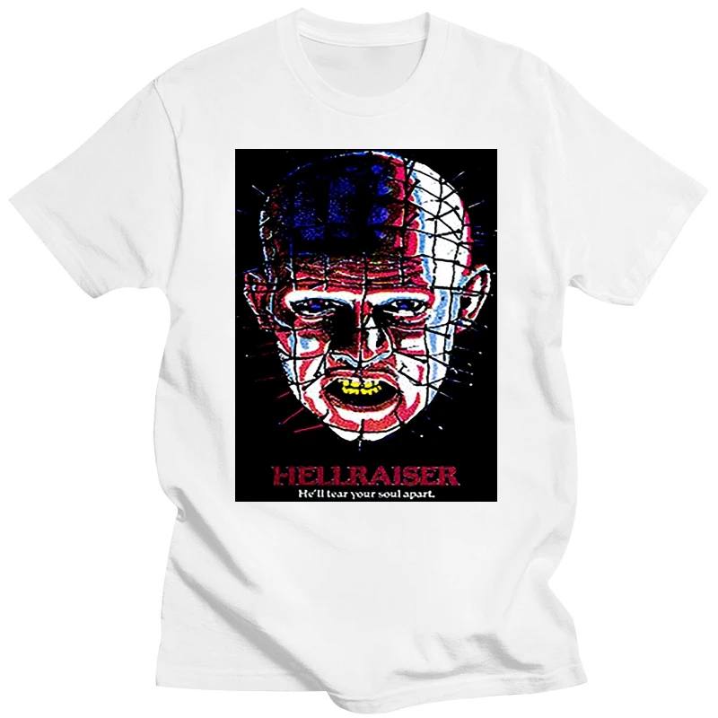 Hellraiser T Shirt Clive Barker 1987 Horror Movie Vhs