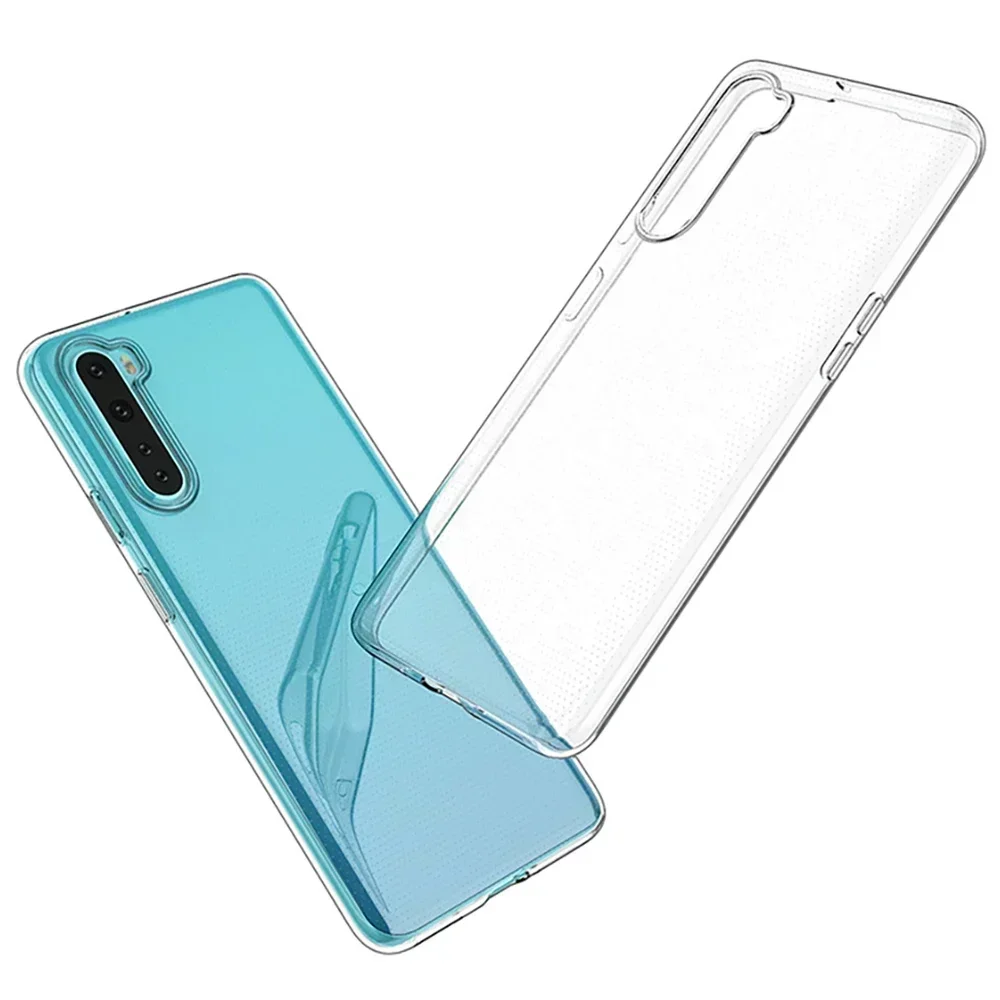Funda para OnePlus Nord TPU silicona duradera transparente suave funda protectora trasera para teléfono OnePlus Nord