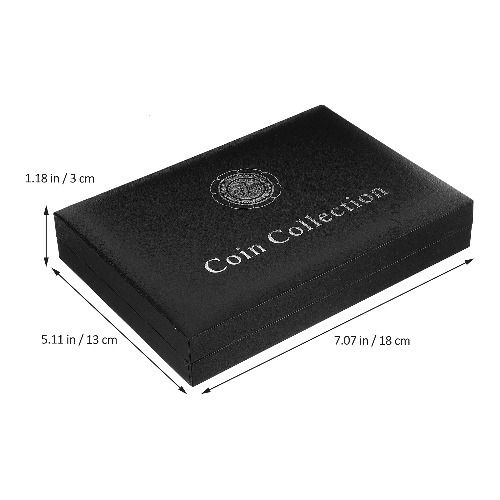 5pcs Holder For Commemorative Coins Multi-Slots Plastic Box Anti-Scratch Storage Case Portable Display Box Household Coin