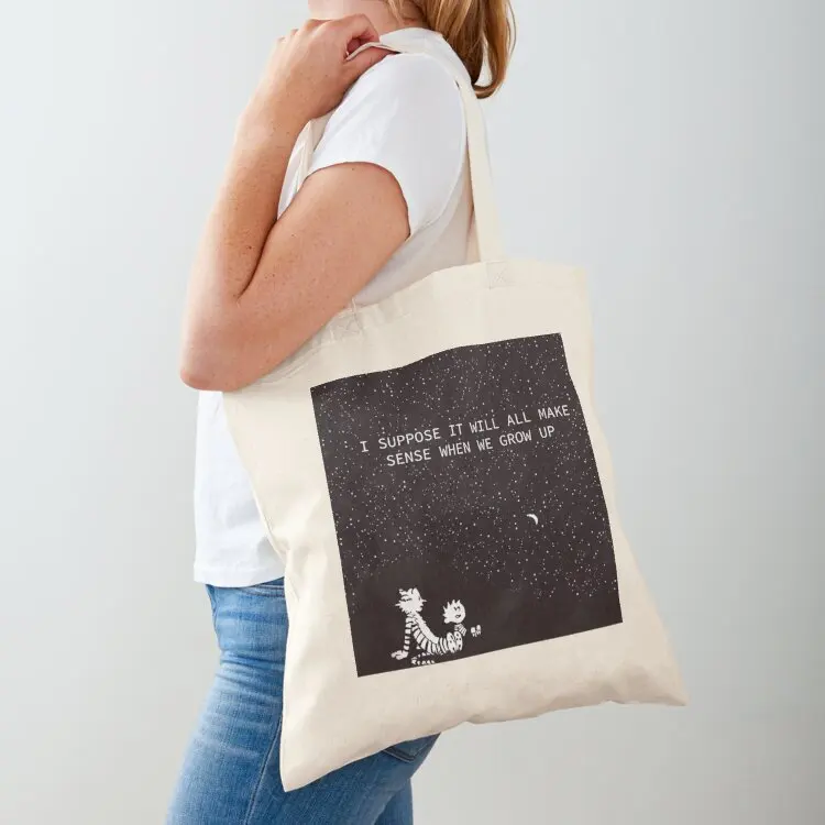 كالفين وهوبز ستارز حمل حقيبة تسوق شعار أكياس المتسوق حمل الحقائب المخصصة