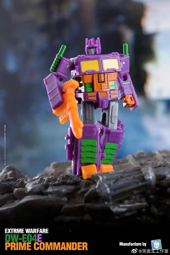 Transformed Toys Dr. Wu Customs Extreme Battle DW-E04E EVA OP. Commander with Trailer Movable Figure Gift in Stock