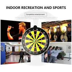 Indoor or Outdoor Game 24.5cm Magnetic Dartboard Sets Safety Dart Board with 2pcs Darts Family Game Sport Toys for Kids Adults