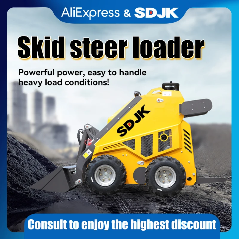 

Made in China Skid traverse loader crawler design Mini Huayi loader home suitable support auxiliary tools customization