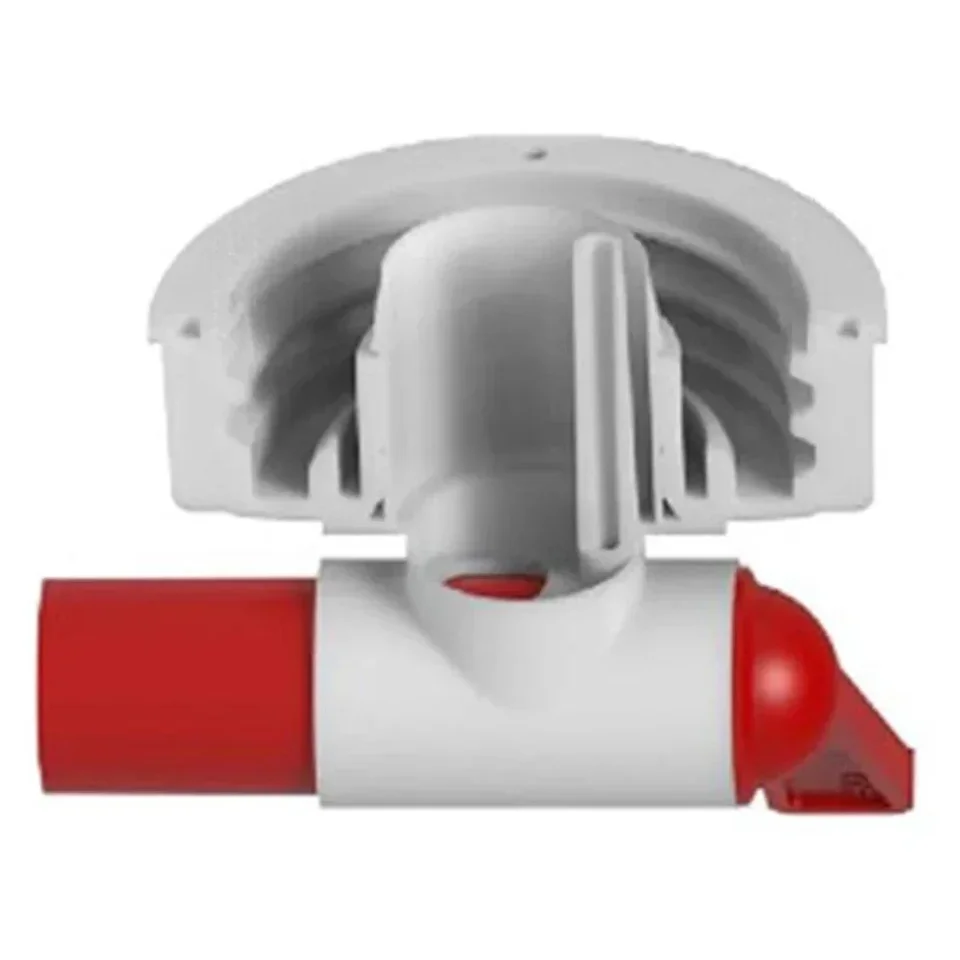 2-Pack DN61 Outlet Taps For 15-60L Tanks – Leak-Proof Plastic Metering Faucet With Screw Lid, White & Red