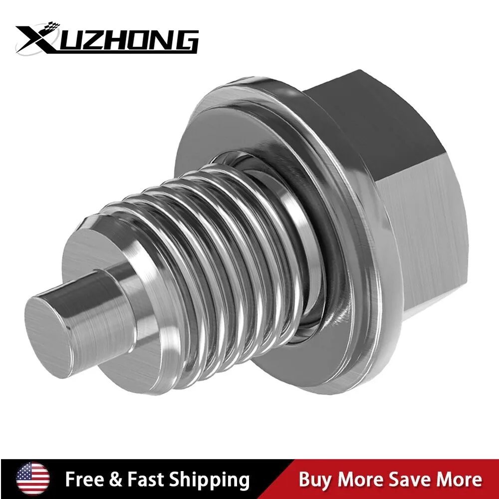 

M14x1.5 Car Engine Magnetic Oil Drain Plug Screw Bolt Aluminum Sump Nut
