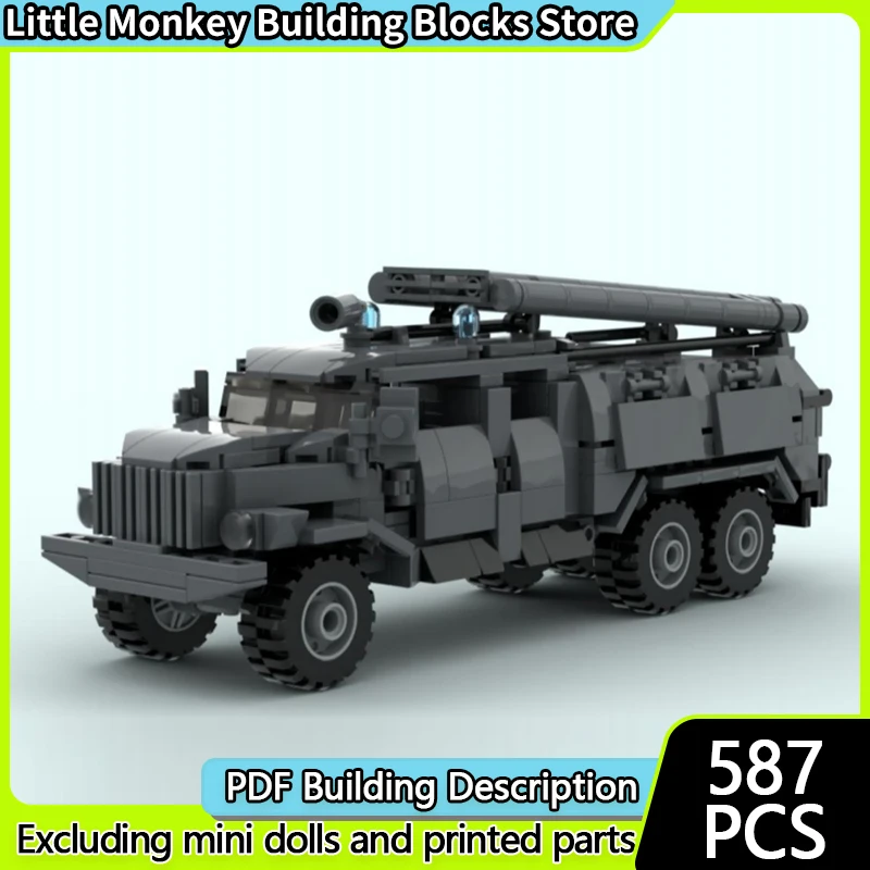 

Urban Rescue Vehicles Model MOC Building Bricks AC-40-137A Fire Truck Modular Technology Children Holiday Gift Assemble Toy Suit