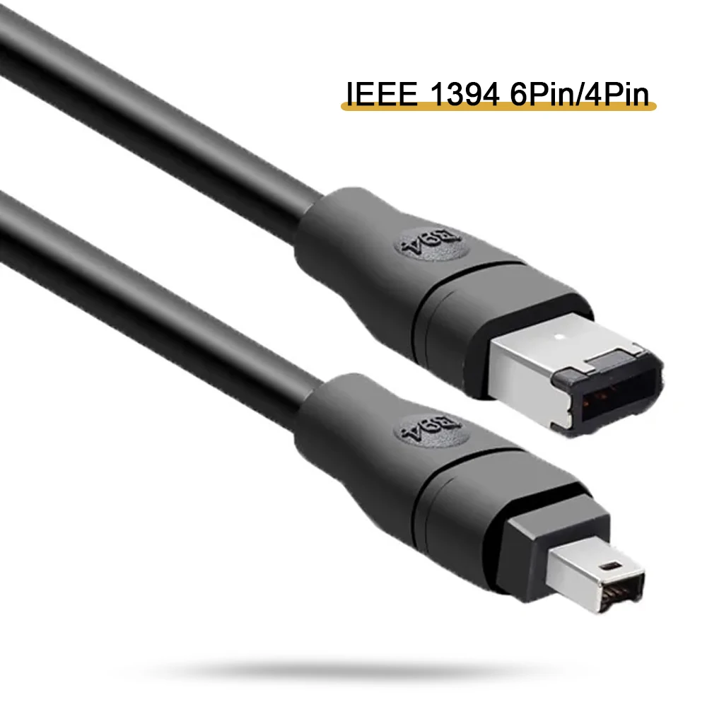 IEEE1394 FireWire 6P To 4P FireWire Digital Camera Camcorder Medical Device Connection Data Cable High Speed Transmission