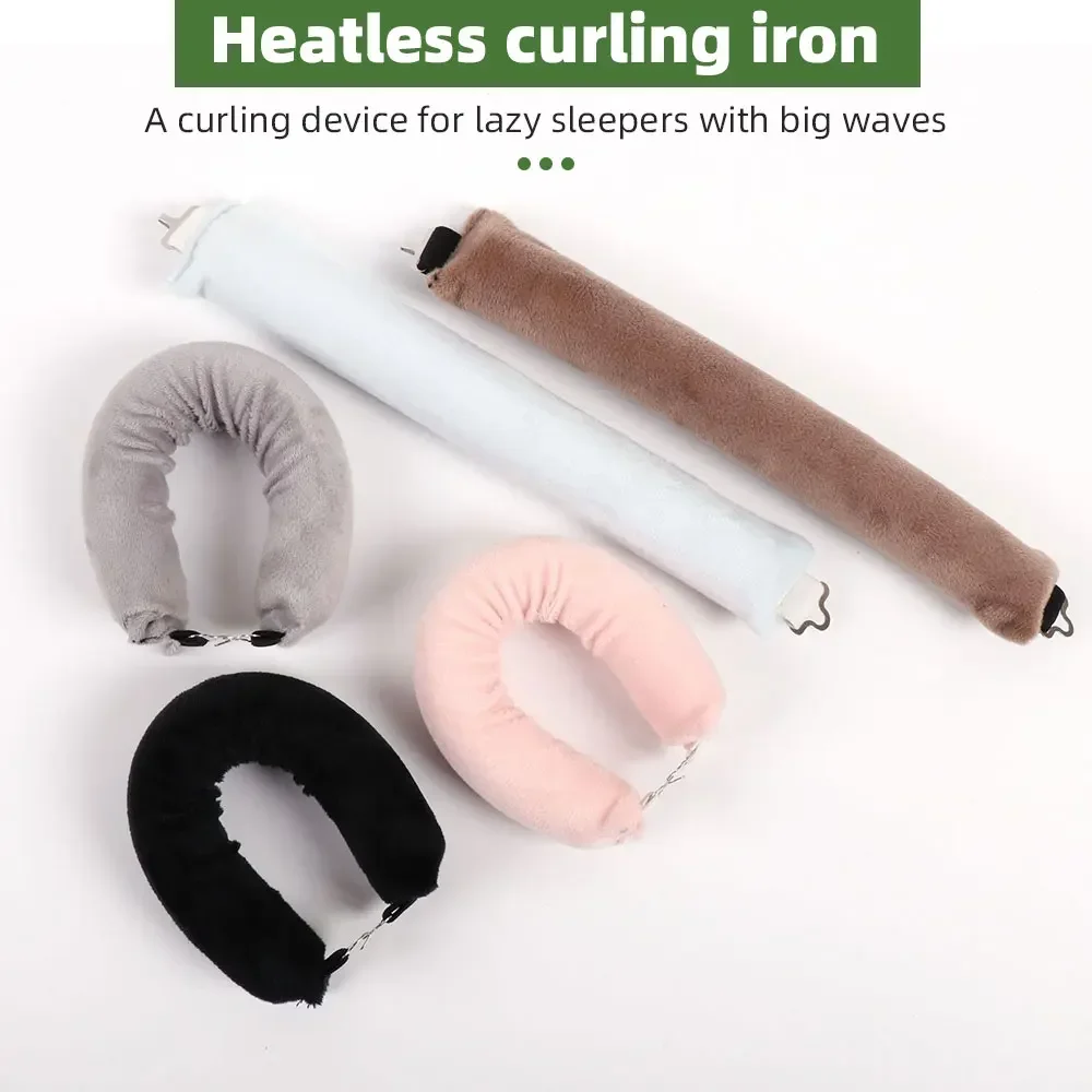 Heatless Curling Rod Headband Lazy Curler Sleep Hairdresser Women Hairdressing Tools Foam Rollers Hook Type Hair Rod Strap