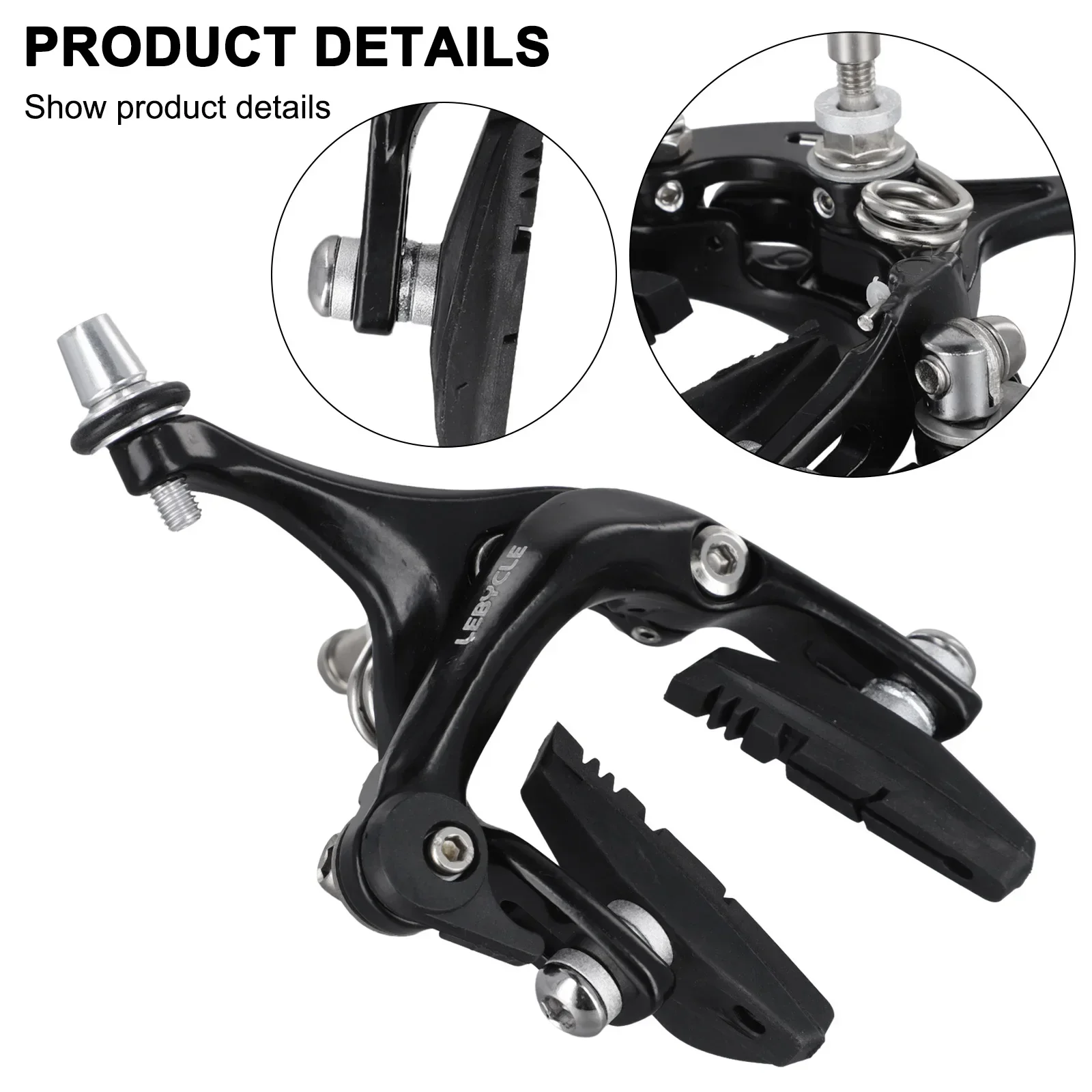 Road Bike Dual Pivot Calipers Bicycle Brake Racing Aluminum Side Pull Caliper With Brake Pad Cycling Accessories