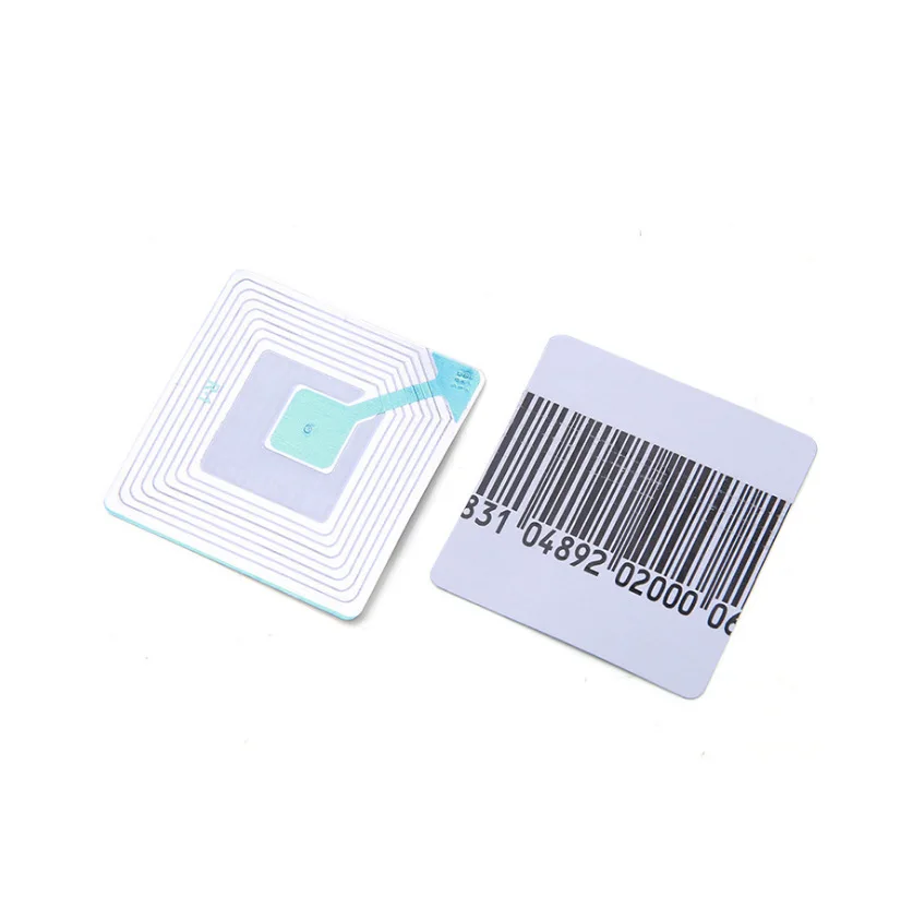 1000pcs/Roll EAS RF Alarm Sticker Retail Security Anti Theft Tag 8.2mhz Self adhesive Barcode Soft Label for Supermarket