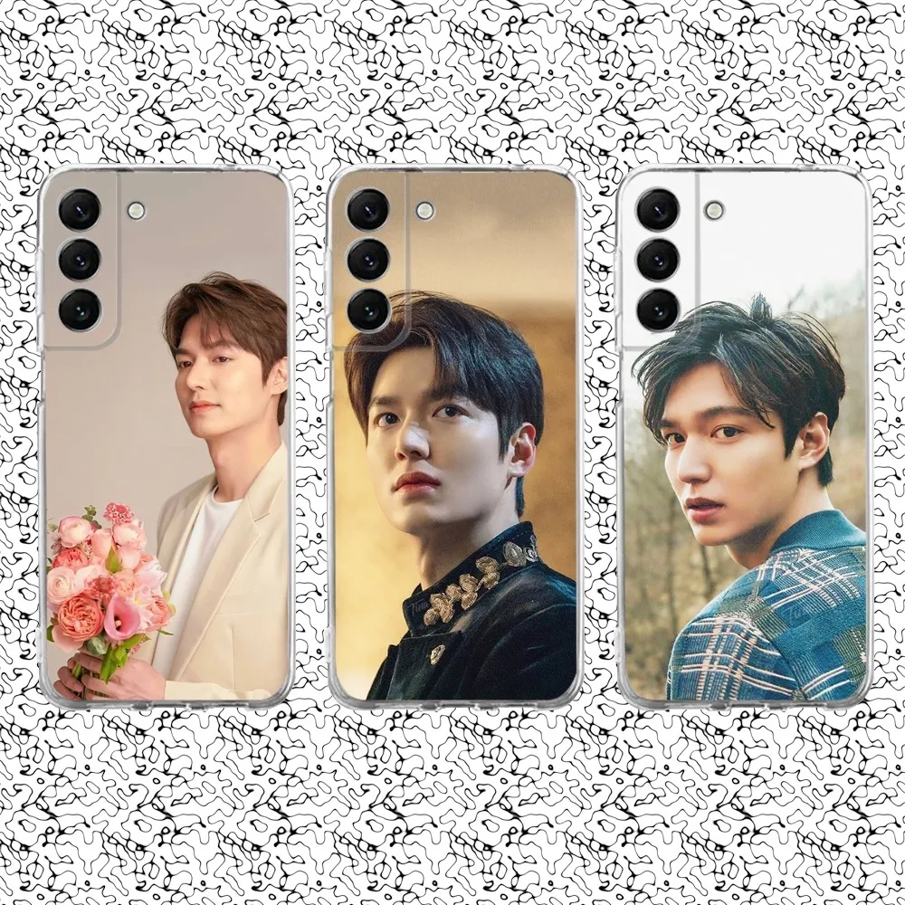 Lee Min-ho Korea Aktor Etui na telefon Silikonowe do Samsung S30, S23,21,22,20 Ultra, S20 FE lite, S10,9, PIus Note20 Ultra Cover Clear