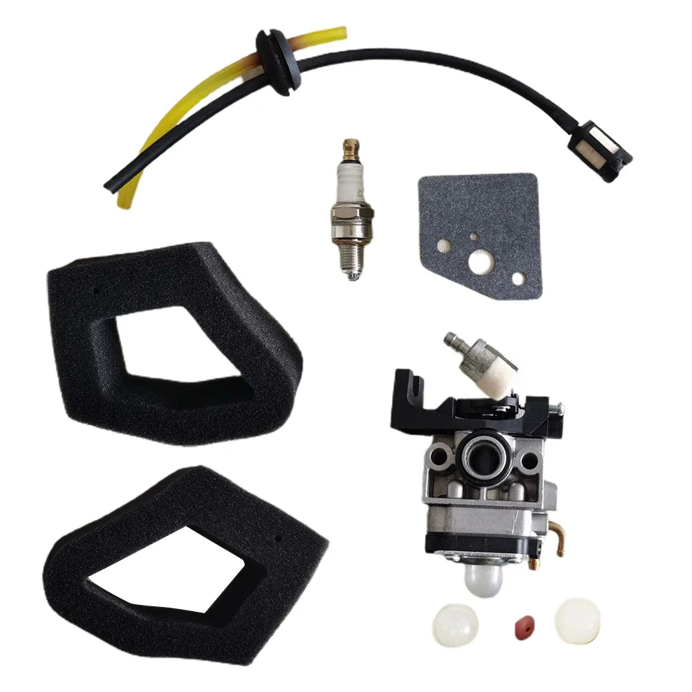 Carburettor for Honda GX25 GX35 HHB25 ULT425 UMS425 UMK425 Trimmer Lawn Mower Generator Fuel Line and Primer Bulb