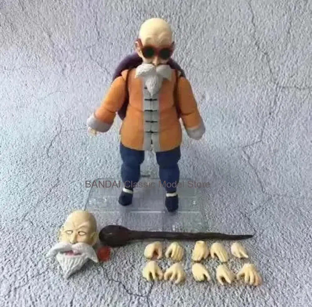 In Stock BANDAI 100% SHF Dragon Ball Kame Sennin Anime Action Collection Figures Model Toys Figura PVC Gift Action Figure Toy