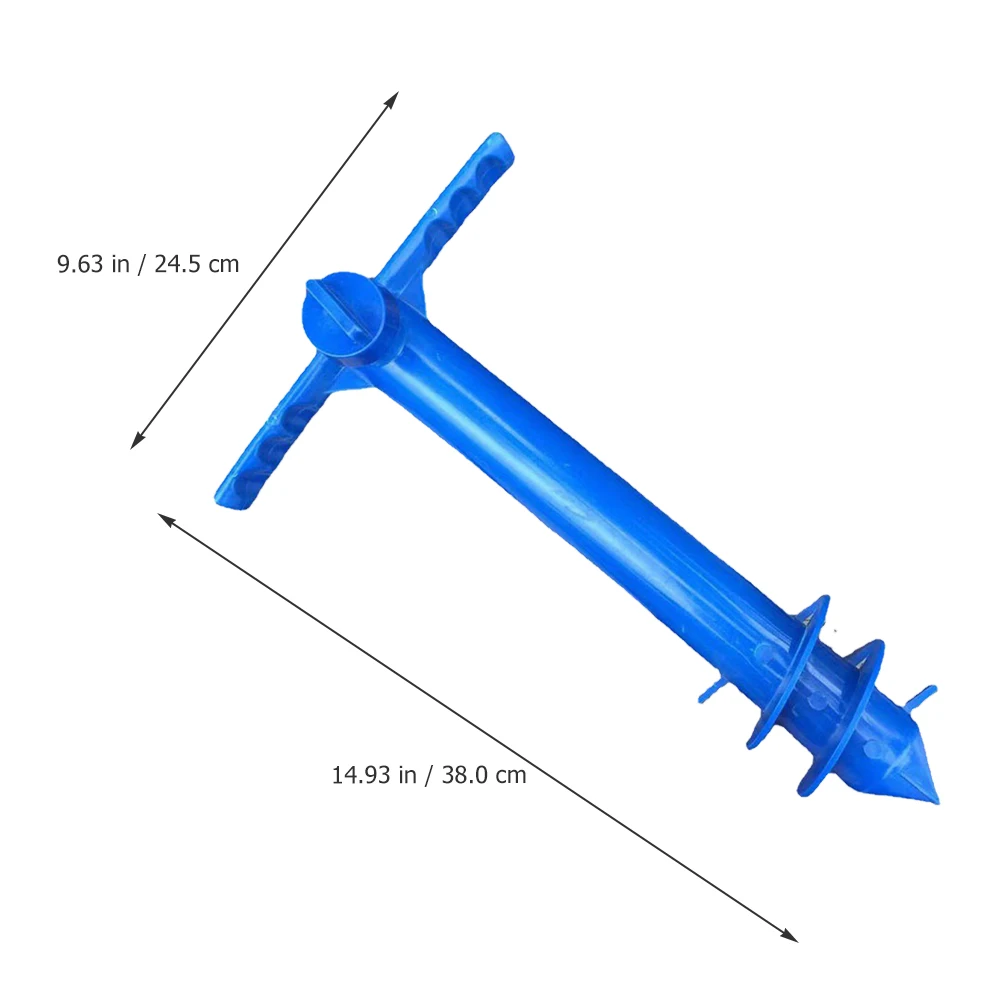 

Beach Umbrella Base Stable Patio Stand Holder Plastic Sunshade Rack for Garden Outdoor Use Blue Easy Installation Long Lasting