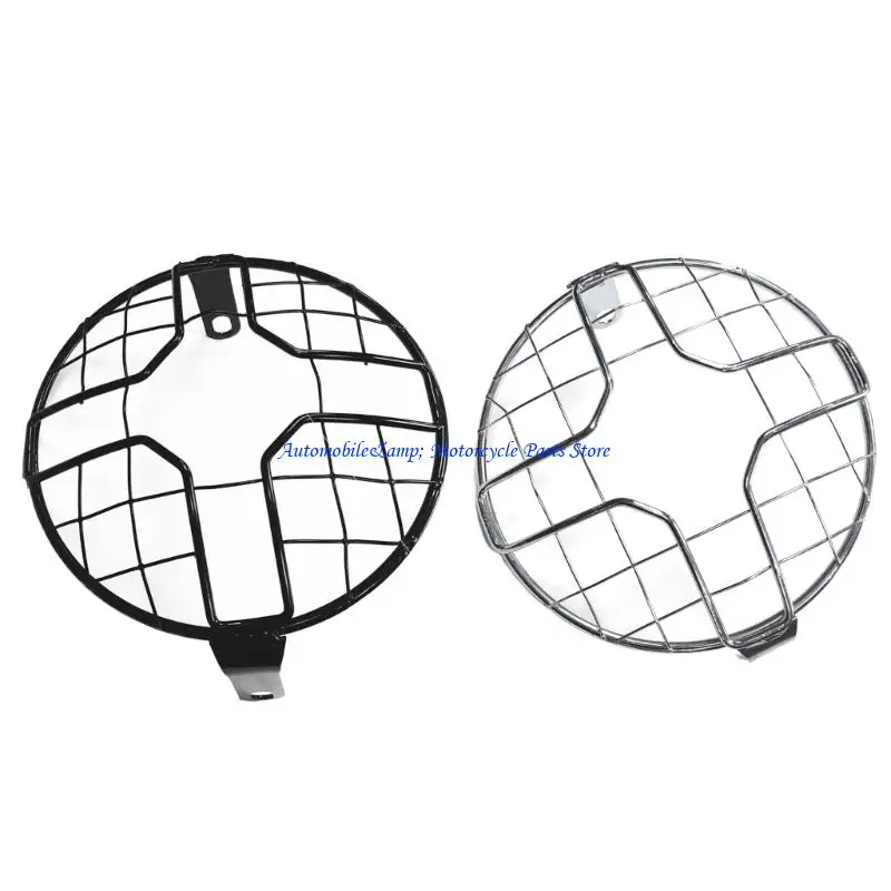 

H7BD Motorcycle Headlight Protector Metal Cover Quick Installation Design for CG125