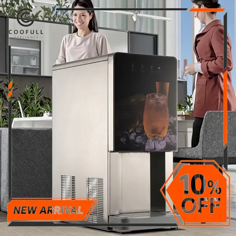 Portable Water And Ice Vending Machine Automatic Ice Maker Dispenser For Home Office Outdoor Commercial Use Low Price