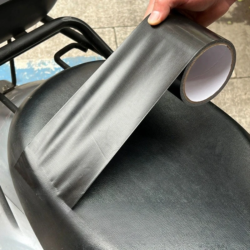 

Водонепроницаемая самоклеящаяся черная лента для ремонта кожи, заплатка для сидений автомобиля и мотоцикла, восстановление виниловой кожи