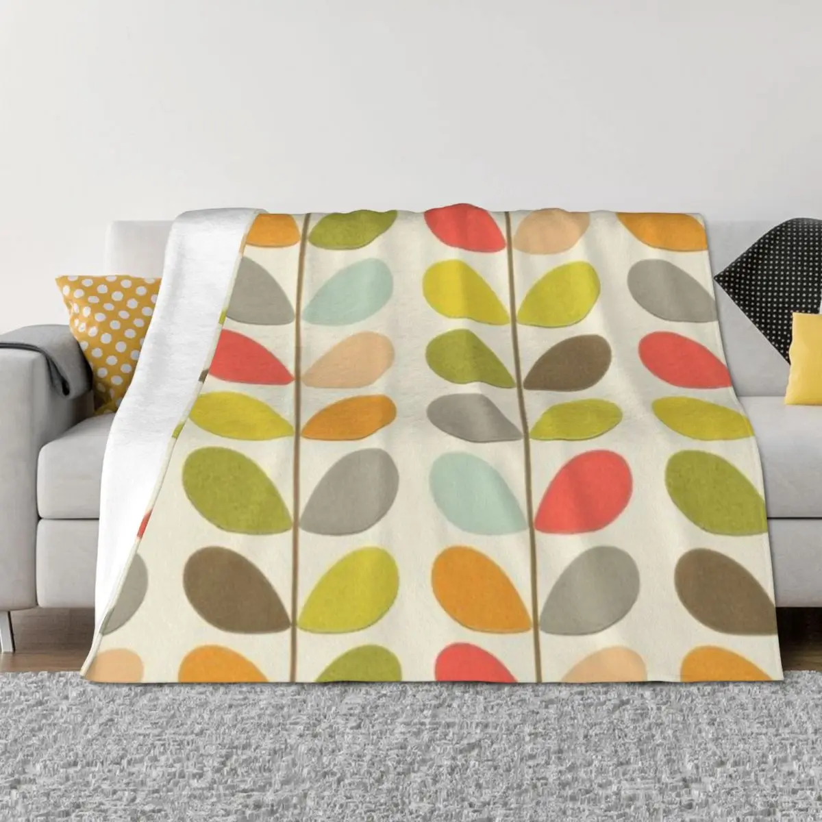 

Orla kiely multi stem comforter Throw Blanket Nap Decorative Sofa Polar cosplay anime Blankets