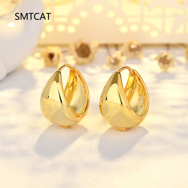 

925 Sterling Silver Simple Wide Huggies Gothic Hoop Earrings Creole for Women European Unisex Piercing Rock Jewelry Ear Buckles