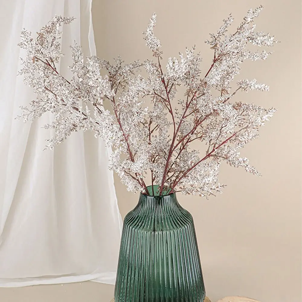 

108cm Artificial Smog Grass Branch Floral Art Handmade Artificial Flower Plastic Fake Plants Outdoor Garden Decor