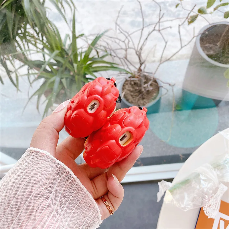 One Piece Devil Fruit For Airpods 4 Case 2024,Anime Silicone Protective Earphone Cover For Airpods Pro 2 Case/Airpods 3 2 1 Case