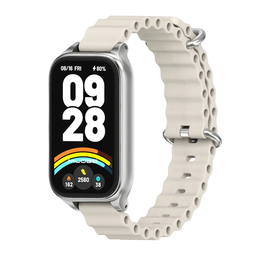 Armband für Xiaomi Mi Band 9 Active Armband Globale Version Silikon Wasserdichtes Armband Mi Smart Band 9 Active Strap – Detail 8