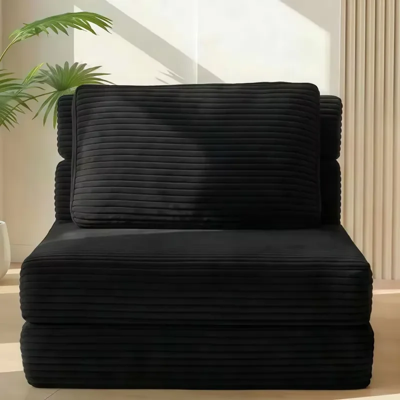 Modern Fabric Compressed Sofa Bed Foldable Simple Designer Foam Sofa Bed High End Small Single Vacuum Sofa Couch Pack in a