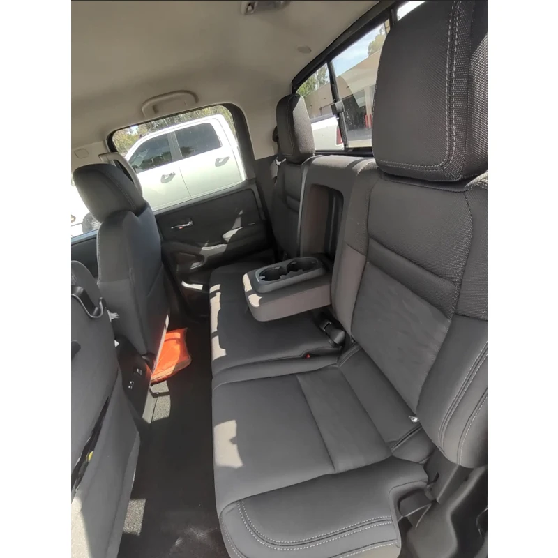 High Quality Soft Comfortable Nappa Leather Custom Fit Simple Car Seat Cover 5 Seats for 2005-2021 Nissan Frontier Crew Cab