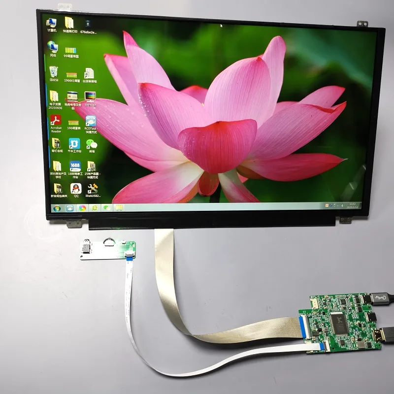 

15.6 inch touch monitor all-in-one module kit 1920X1080type c multi-touch built-in USB interface