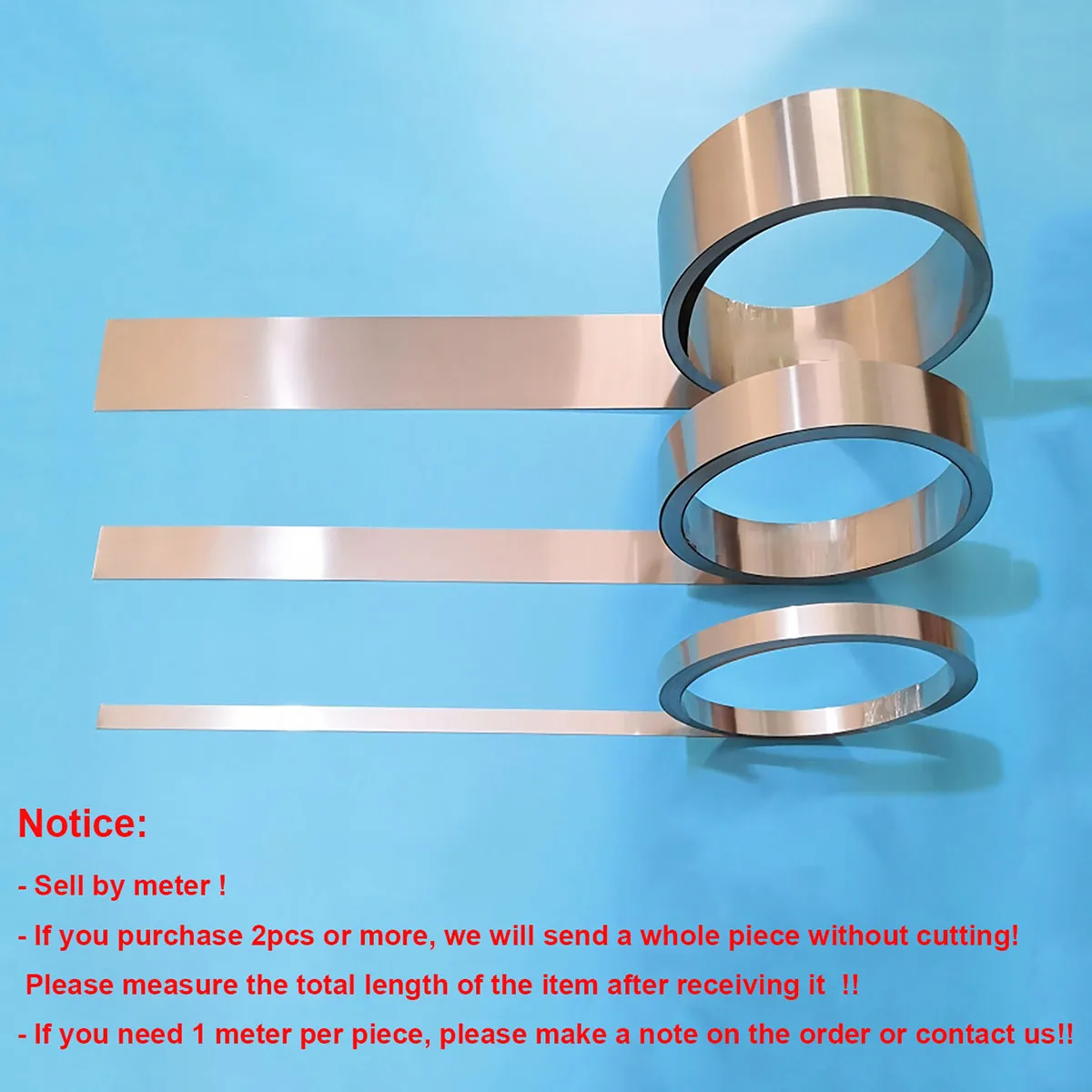 304 Stainless Steel Foil Strip Steel Foil Roll Narrow Strip Width 10 20 30 40 50 100mm Thickness 0.1/0.2/0.3/0.4/0.5/1mm