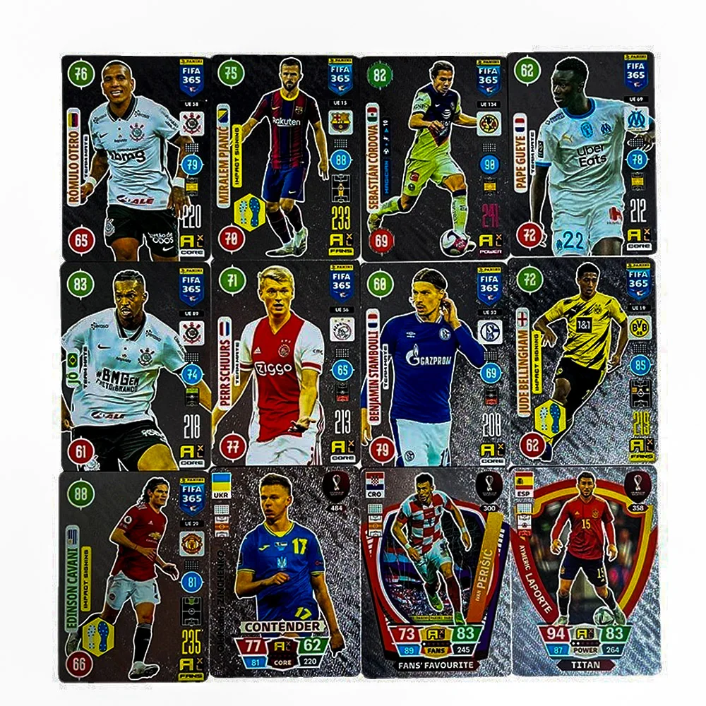 FIFA 2024 Top Pure Football Star Card Board Game Soccer Trading Cards Collection Limited Gold TCG Fan Kids Birthday Gifts Toys