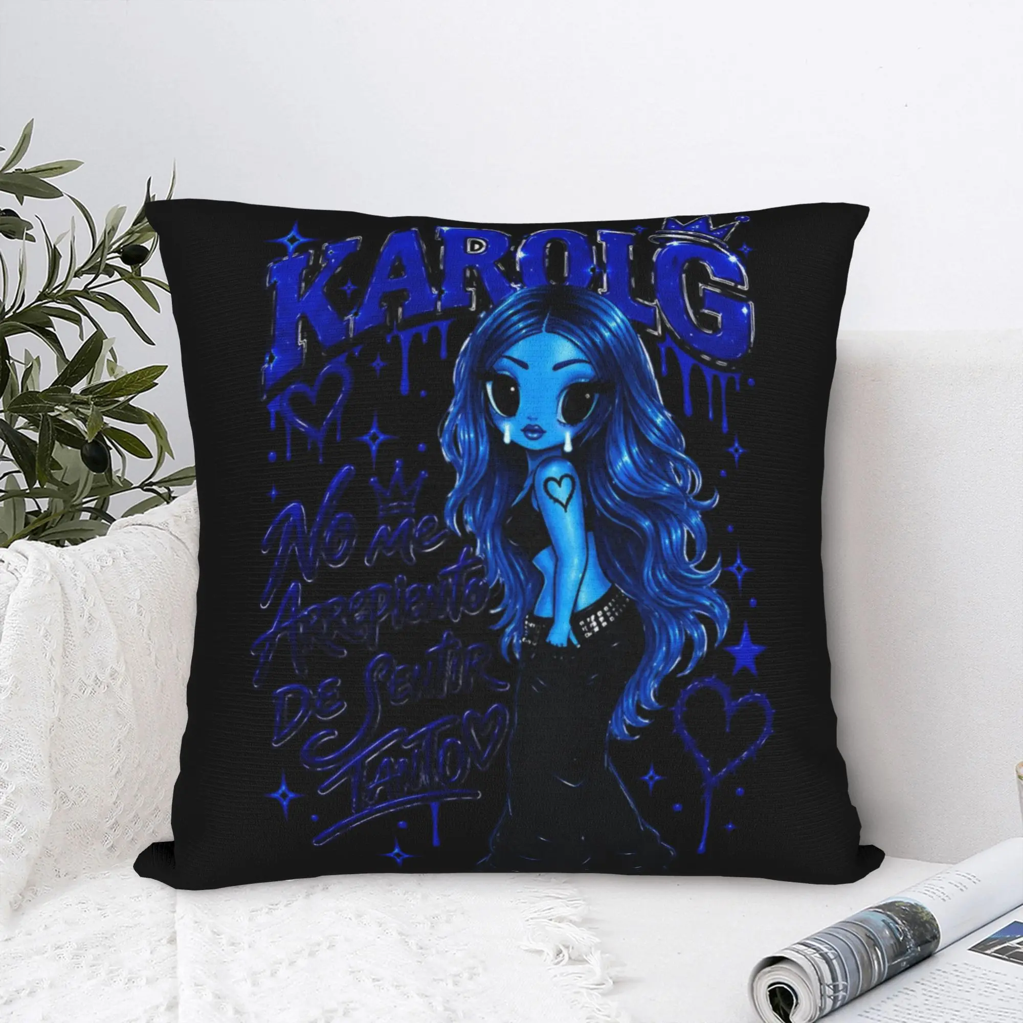 K-Karoled G NMADST New Album Printed Pillowcase Cushion Cover  Throw Pillow Cover Y2K Home Decoration Zipper Multi Size
