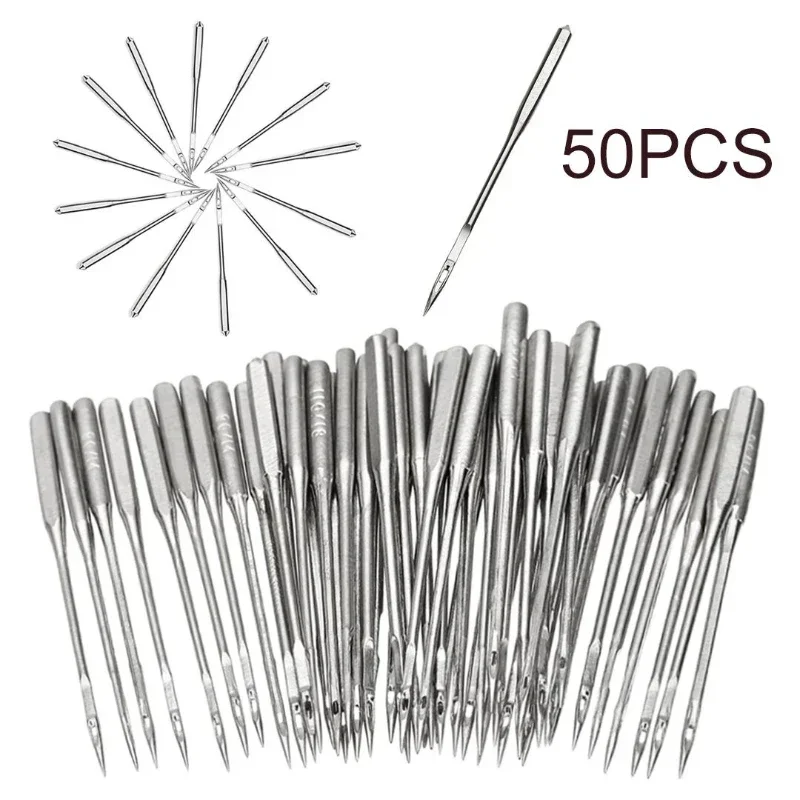 50pcs Domestic Sewing Machine Needles Universal Needle