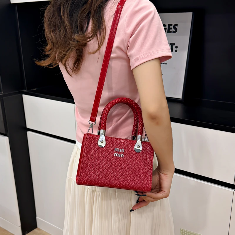 

High Quality Leather Tote Bag For Women Fashionable Vintage Design Crossbody Bag Luxury Zipper Shoulder Bag