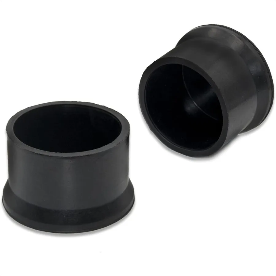 

2 50 mm Patio Round Chair Leg Caps Furniture Table Feet Covers Floor Protectors AntiS Durable Thick Rubber Leg Tips 8 Pack Blac
