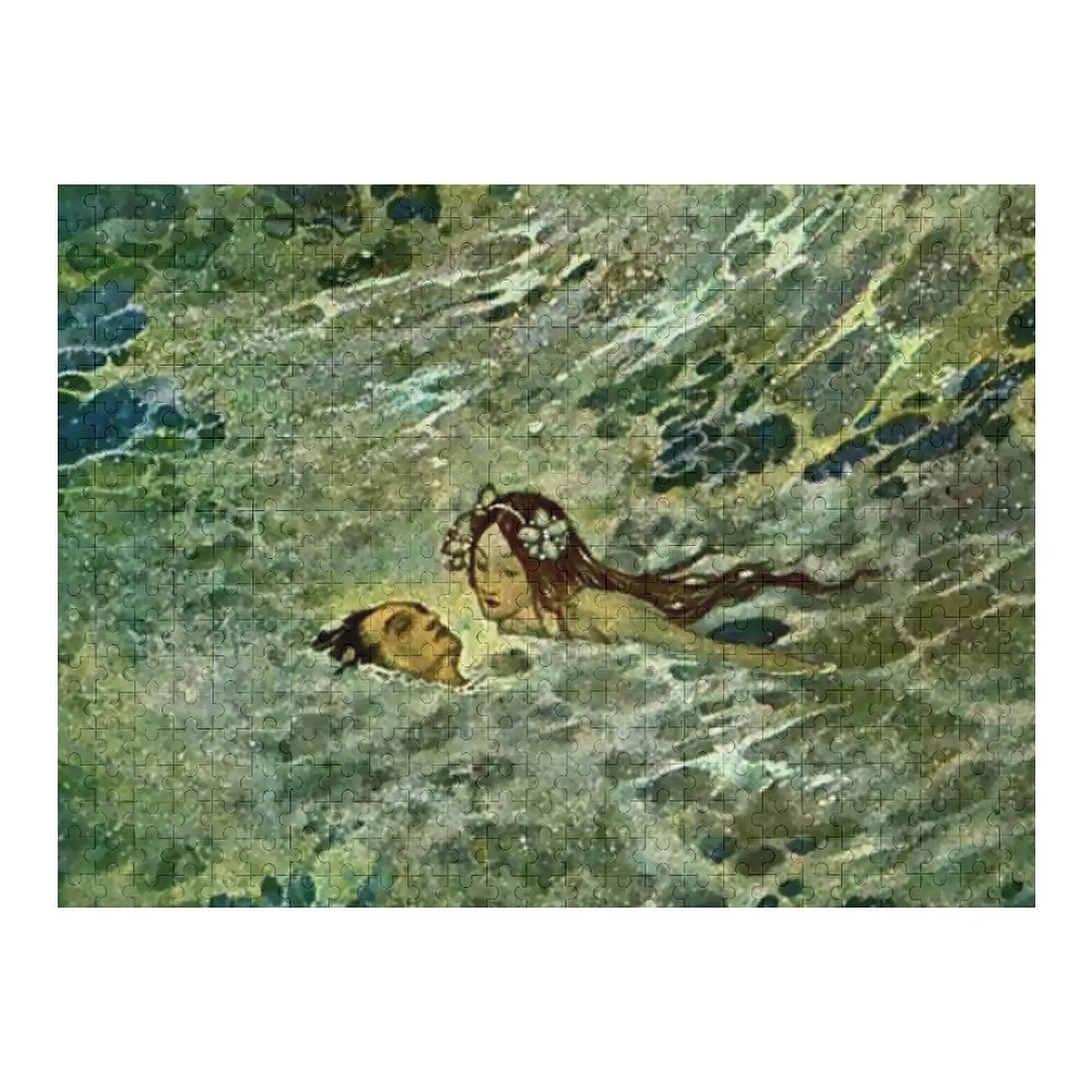 

“The Mermaid in the Sea” by Edmund Dulac Jigsaw Puzzle Wooden Name Personalised Jigsaw Picture Puzzle