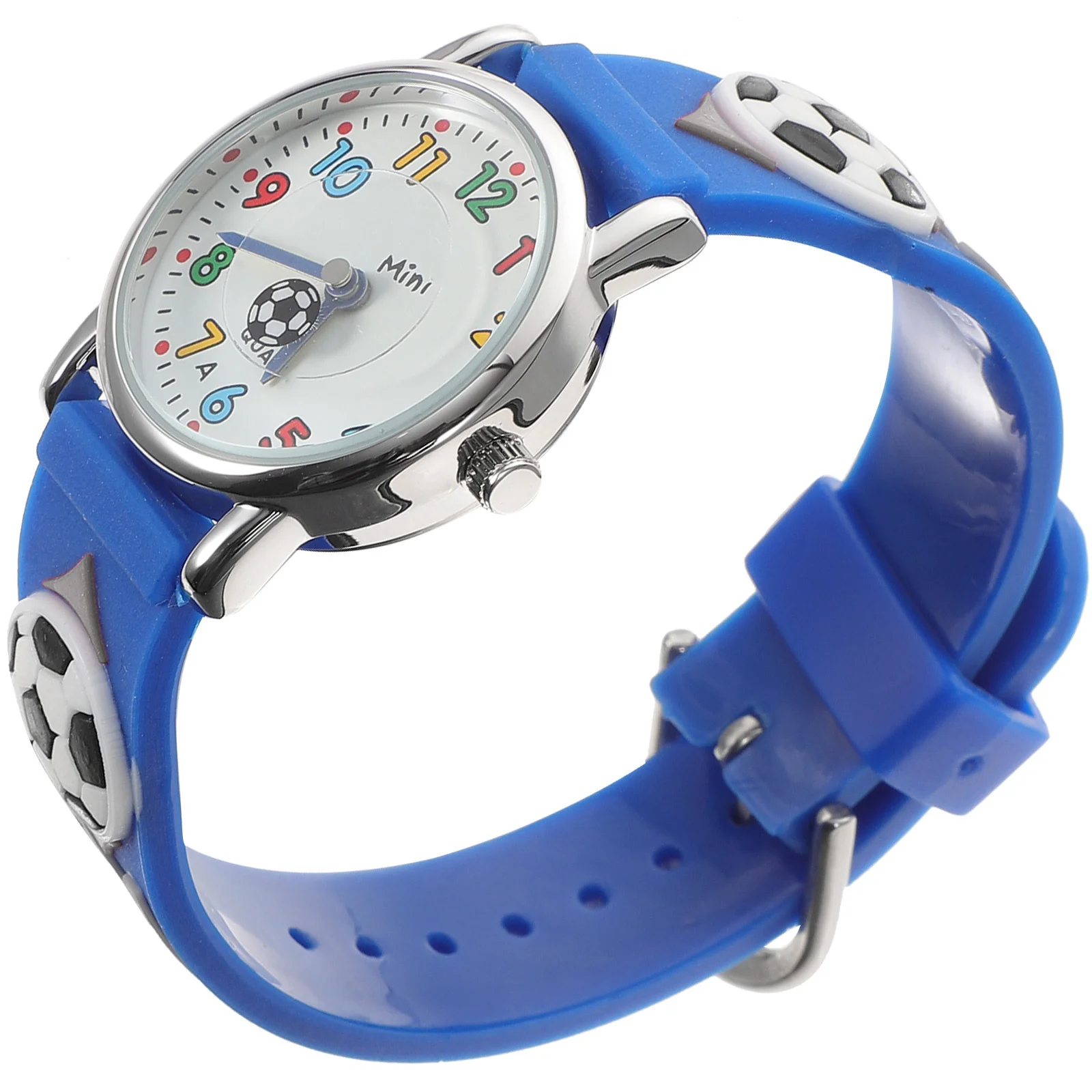 

Children Cartoon Soccer Wrist Watch Kids Comfortable Soft Strap Durable Material Accurate Quartz Watch