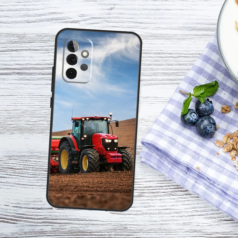 Farm Vehicle Tractor Case For Samsung Galaxy A52 A32 A12 A14 A34 A54 A53 A33 A13 A51 A71 A15 A25 A35 A55 Cover