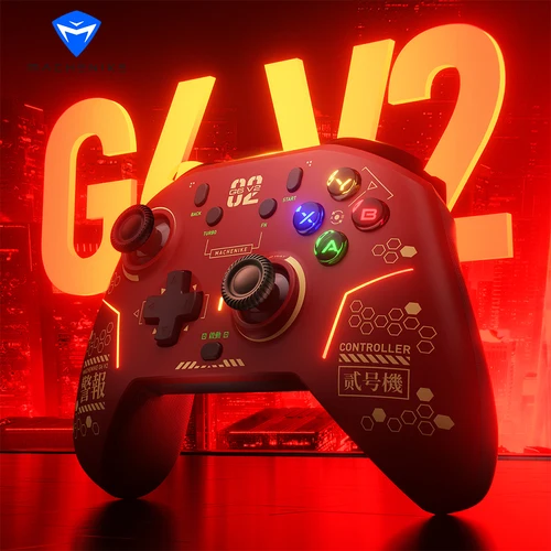 MACHENIKE G6V2 controlador de juego inalámbrico de tres modos para Nintendo Switch TMR Joystick Trigger Dual 1KHz velocidad de orinar 1200mAh