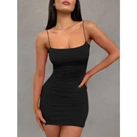Women's Mini Sexy Bodycon Dress 2026 Spring Summer Going Out Short Backless Party Club Dresses Y2k Clothes - Image 6