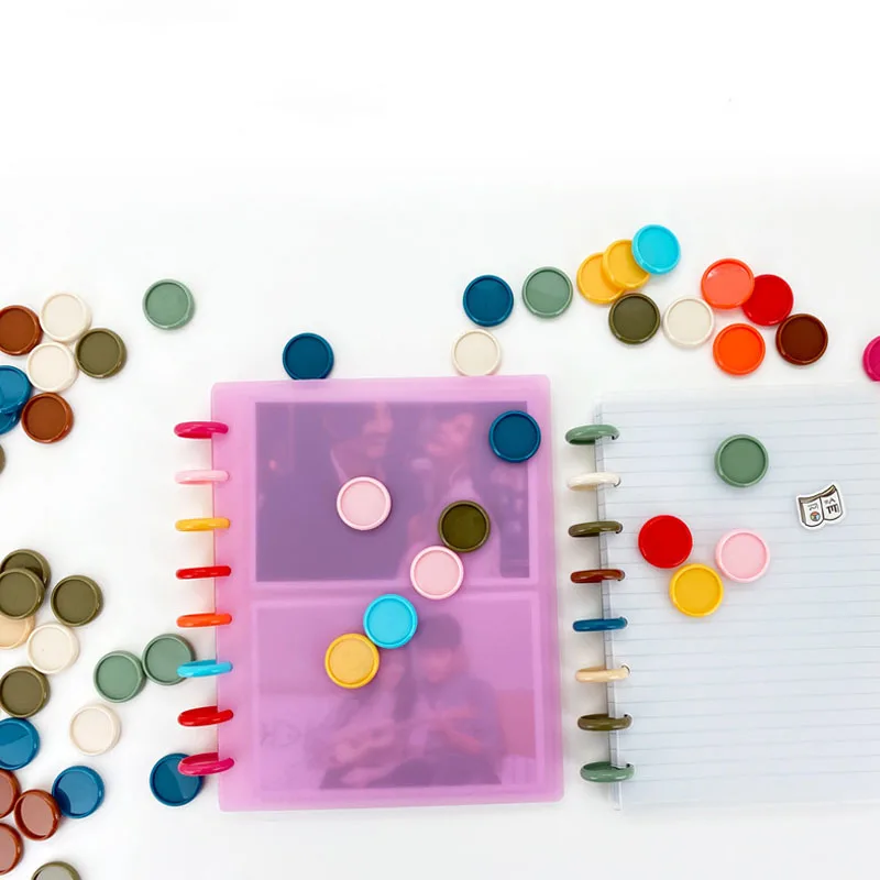 30pcs 24mm 28mm 32mm Discbound Binding Ring Suitable for Loose Leaf Notepad Planner Diary Book Photo Album Binding Accessories